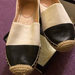NIB J.Crew espadrilles in canvas with tie cap